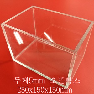 아크릴 케이스 박스 전시 상자 피규어 보관함 진열장 두께 5mm 250x150x150